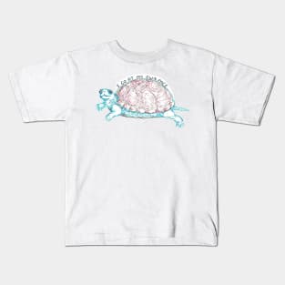 I go at my own pace Turtle Kids T-Shirt